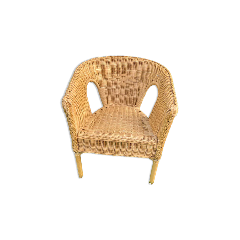 Fauteuil Rotin