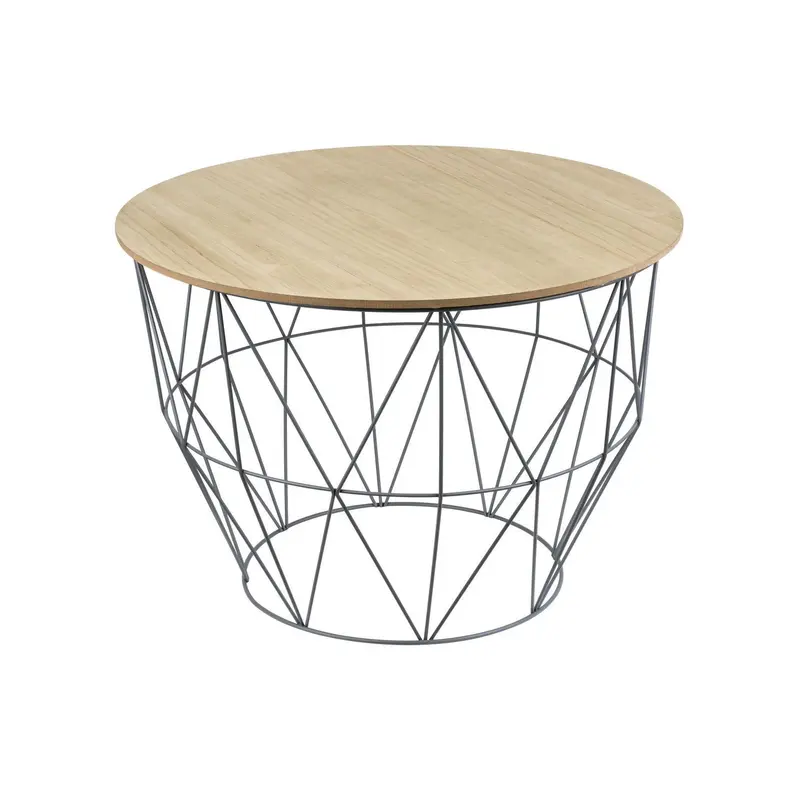 Table Basse Métal et Bois
