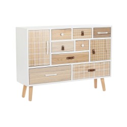 Console 10 Tiroirs Bois