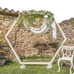 Arche Hexagonale 2m Bois Blanche