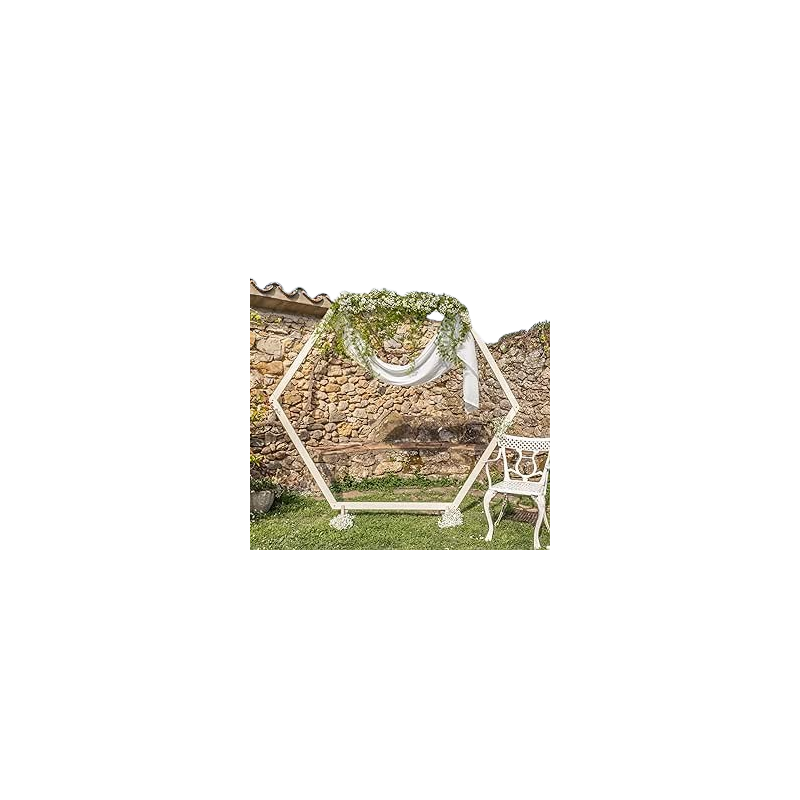 Arche Hexagonale 2m Bois Blanche