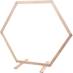Arche Hexagonale 2m33 Bois couleur naturelle