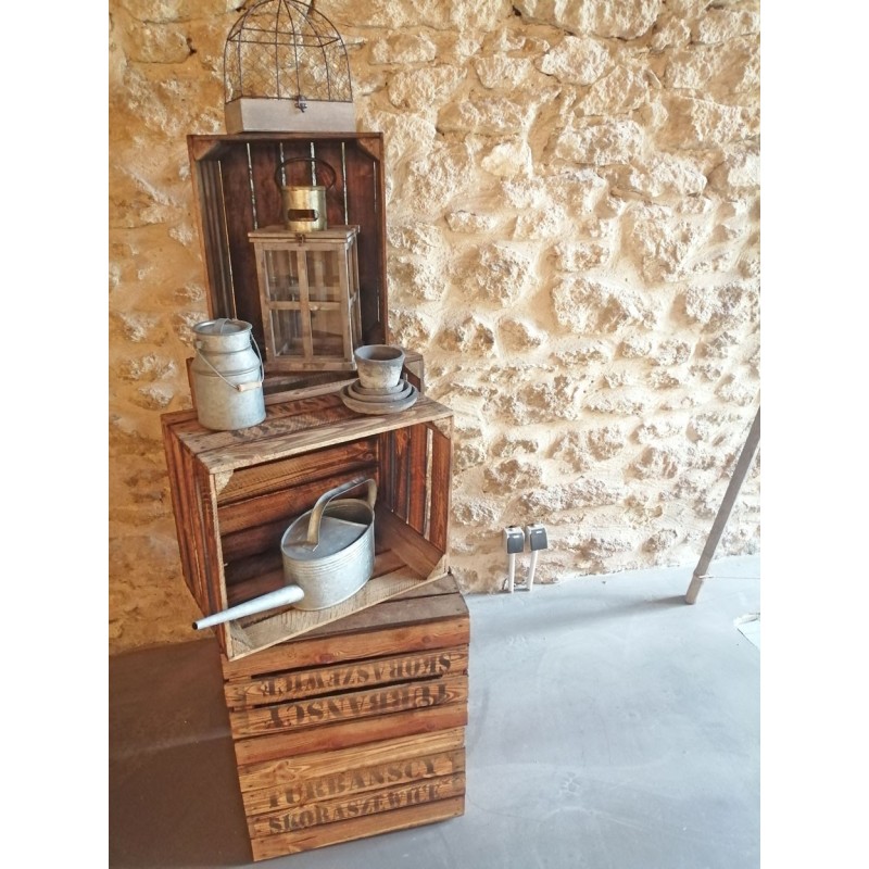 Caisse en bois Rétro