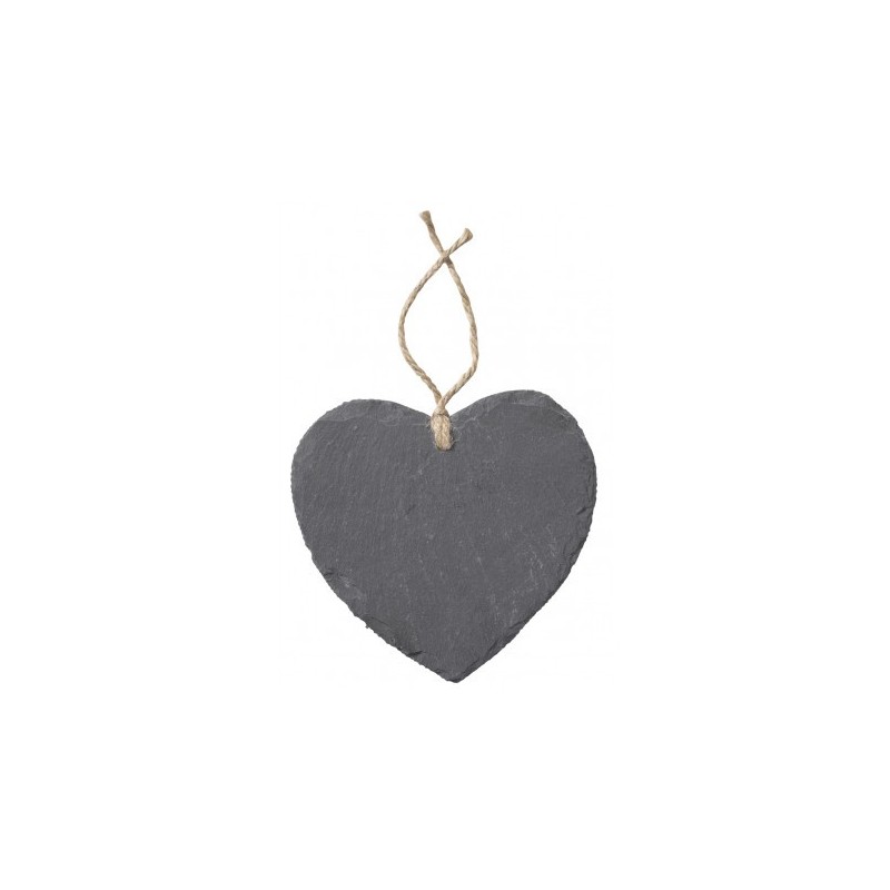 Ardoise Coeur 12cm X 8cm