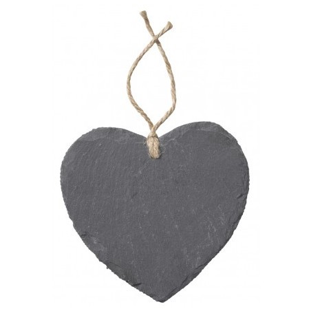 Ardoise Coeur 12cm X 8cm