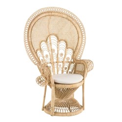 Fauteuil Rotin Tressé Emmanuelle Paon